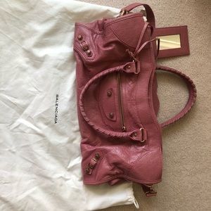 SOLD•Balenciaga bag in very beauty rose color